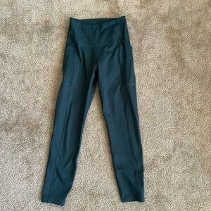 Girlfriend collective green leggings